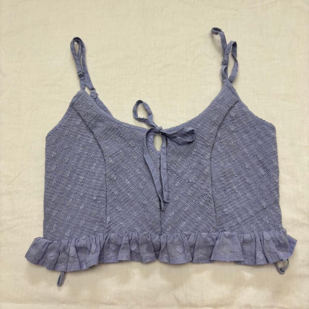 Urban outfitters cami lavender smocked tank top
